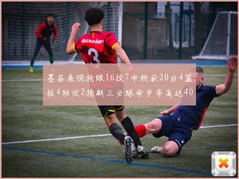 墨菲表现抢眼16投7中斩获20分4篮板4助攻2抢断三分球命中率高达40